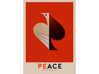 peACE design illustration typography vector