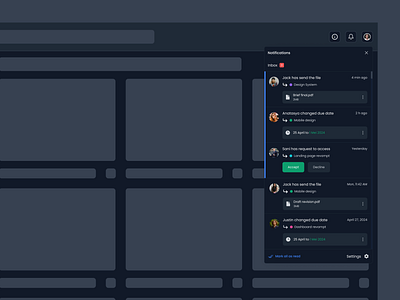 Dashboard notification modal dark mode dashboard ui designinspiration designtrends light mode modal notification modalui modalux notificationdesign notificationpopup ui trend uiux design web designer