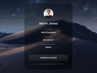 Project Q - Modal UX/UI blur glass modal design modern profile card profile design ui ui design ui kit uidesign uiux user experience user interface ux ux design