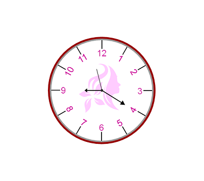 Clock Design graphic design