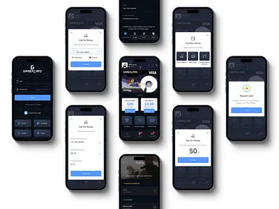 Upcoming Project: Gamer Card app branding card credit card dark dark mode defi design earn finance game gamification mobile money points prepaid product rewards ui
