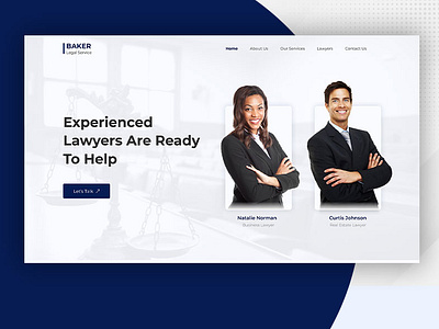 Law Firm Landing Page UI Design advocate website agency website attorney business website corporate website home page interaction design landing page ui law law firm ui lawyer website single page ui ui ui design ui ux design ux design website ui website ui design