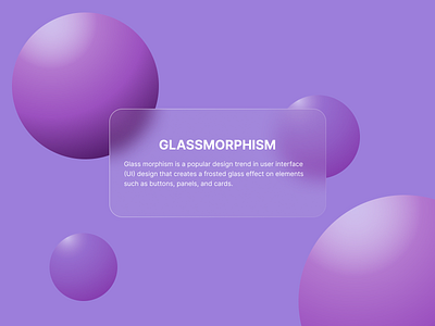 Glassmorphism Design Showcase 🌟 glassmorphism moderndesign ux