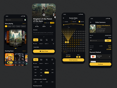 CinemaGo: Your Ticket to the Ultimate Movie Experience android app application ios mobile app product design ui ui ux ui design ui ux design ux web