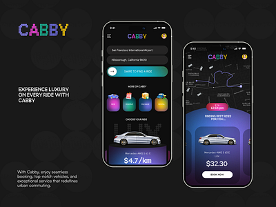 Luxury on Every Ride with Cabby - Premium Taxi Booking design luxurytravel mobileapp motion graphics taxibooking ui ux uxdesign