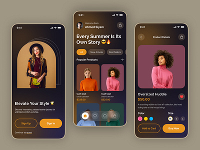 Shopping App UI Concept android app app design branding design e comarc exploration hellosiyam ios minimal design mobile app product design shopping apps siyam trending ui ui design ux ux design visual interface