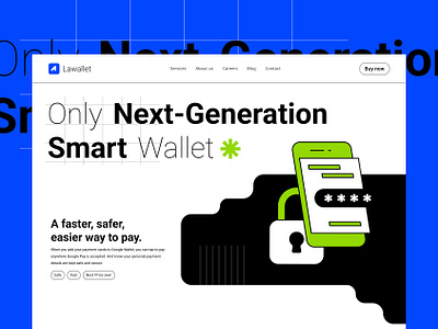 Smart online wallet landingpage trade ui wallet