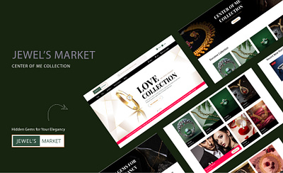 Jewelry Multivendor E-Commerce Website animation branding design graphic design icon logo ui ux web