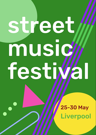 Music Festival - Motion Poster 2d after effects animation branding design graphic design logo motion motion graphics music poster typography ui website animation