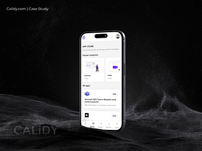 Calidy | Mobile Application application calendar case study design meeting mobile popular product project scheduling ui ux website