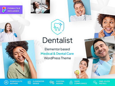 Dentalist - Medical and Dentist WordPress Theme clinicwordpress cmsmasters cmsmastersdesign dentalwordpress elementor envato healthwordpress medicaldesign medicalwordpress themeforest webdesign websitebuilder websitedesign wordpress