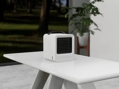 3D animation of an AC portable 3d animation motion graphics