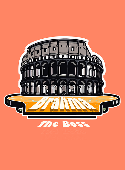 Brahma the boss - Game Logo branding game graphic design logo
