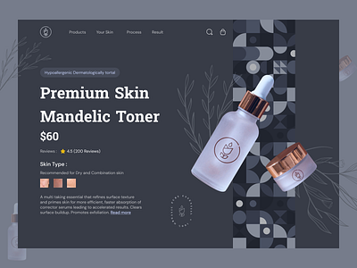 Ecommerce - Detail Page | Skincare Product | Cosmetics beauty beauty clinic branding cosmetics cosmetology detail page e commerce ecommerce landing page landingpage logo personal care skincare ui web web design webdesign website