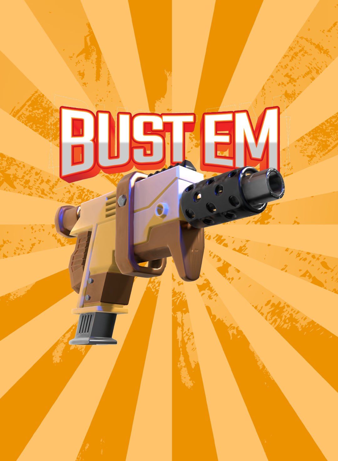 Bust Em Game Logo by Nitin Rawat on Dribbble