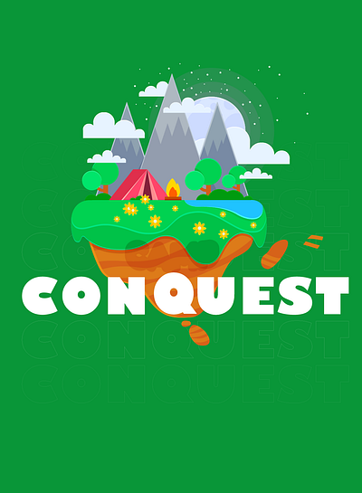 Conquest Game Logo game graphic design logo