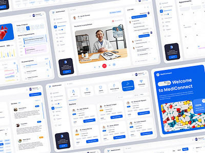 Health Care CRM admin app design appointments crm crm design dashboard dashboard design dashboard ui design doctor health care health care dashboard medical medicine minimal prescription ui uiux ux uxui