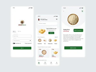 Winichfarms - Food Delivery App