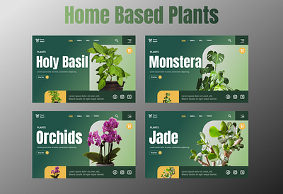 Home Based Plants!!! #uidesign #plants #uiux 3d animation graphic design logo ui
