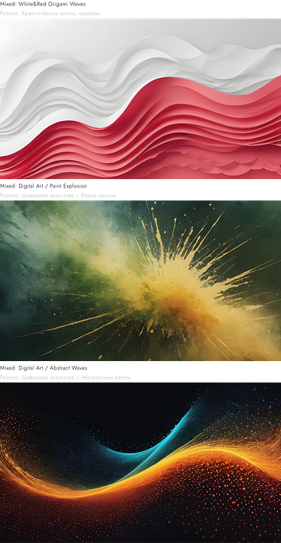 Mixed: Digital Art (abstract) abstract digital art explosion illustration splash waves
