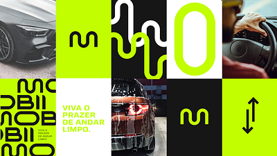Mobii Autos brand branding graphic design logo