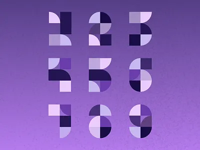 Geometric Numbers animation app appdesign branding challenge geomatric geometricshapes graphic design interfacedesign logo motion graphics number shape shapesdesign typography ui uidesign uiux uxui website