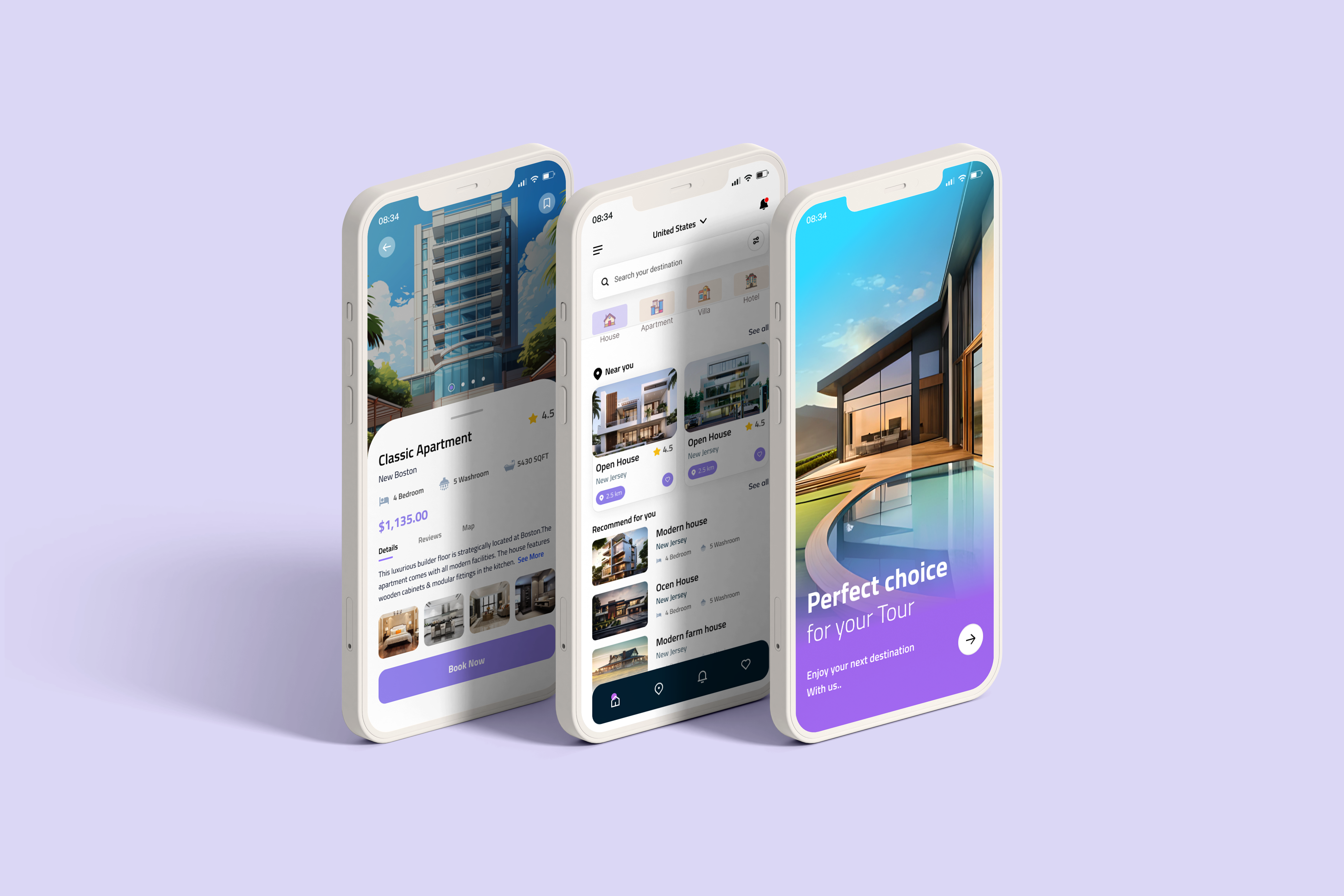 Apertment Rent App app broker clean clean ui home house rent app ios app listing listing app minimalist mobile app mobile app design orix property property app real estate agency real estate design rent app villa