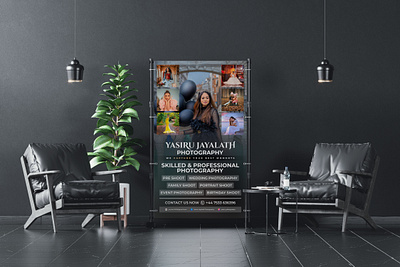 ROLL UP BANNER DESIGN - Yasiru Jayalath Photography sachitheek