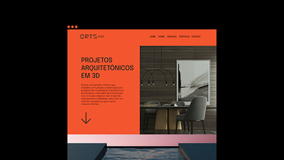 Orts - Architectural Visualization branding design graphic design logo site ui