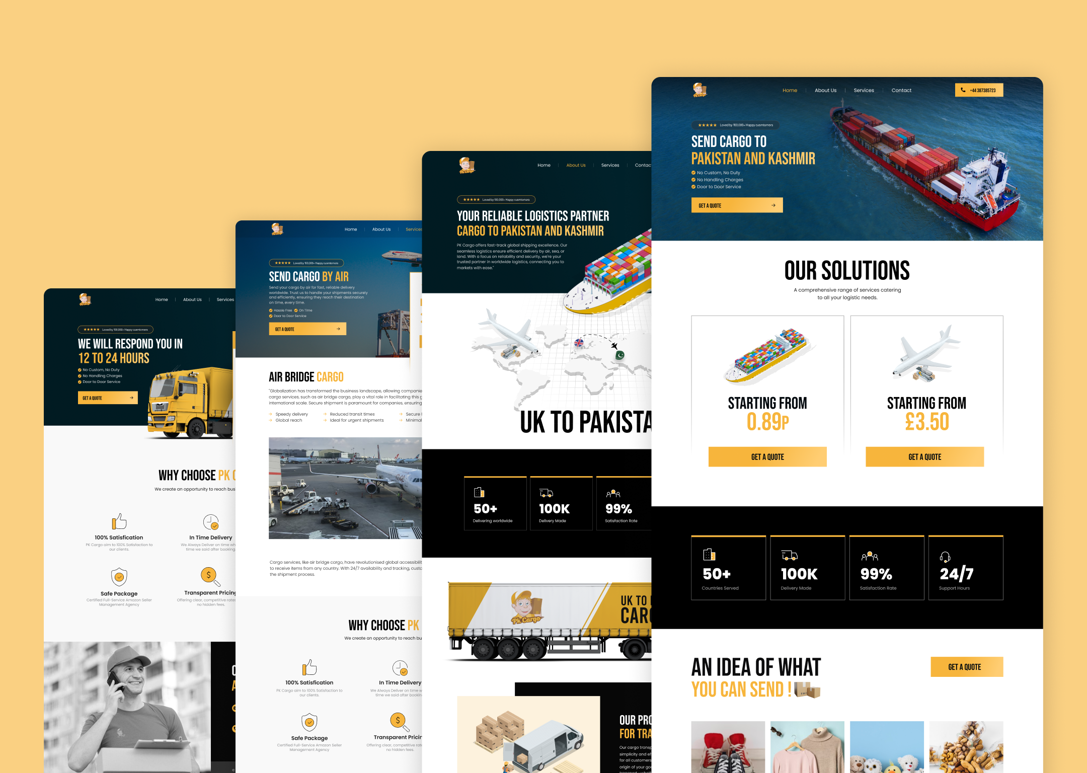 Example of Real Estate Website Design & Dev