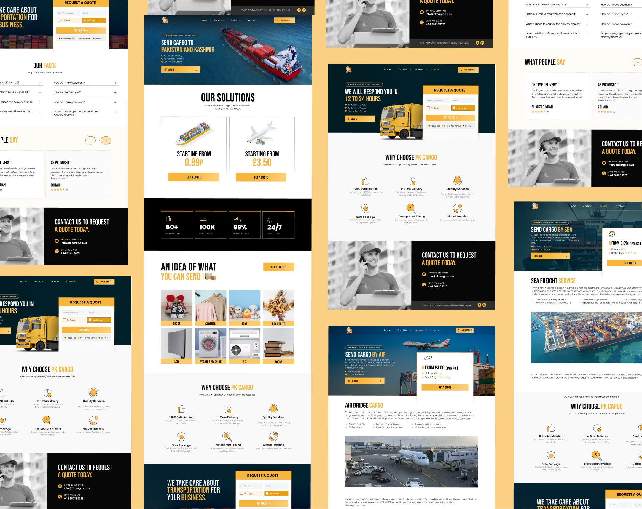 Example of Real Estate Website Design & Dev