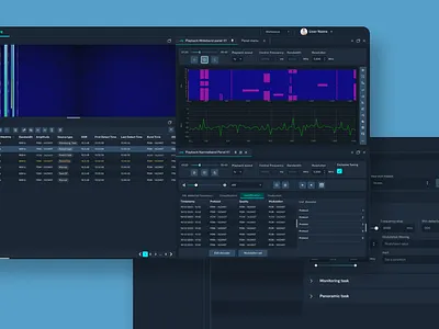 Automatic Detection for Audio Input (intelligence Software) app audio custom software dashboard home screen product design ui ux
