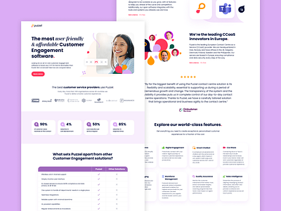 Puzzel - Landing Page Design cro