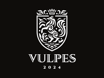 Vulpes branding concept design fox illustration logo