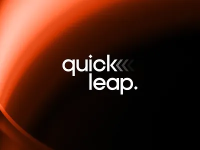 Quick Leap - Visual Identity branding logo logotype marketingagency orange visualidentity