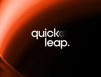 Quick Leap - Visual Identity branding logo logotype marketingagency orange visualidentity
