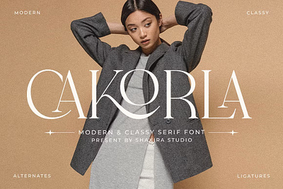 Cakorla - Modern Classy Serif cakorla modern classy serif design designer font fonts typeface typography