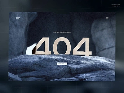 Error 404 Page - Daily UI 008 404 annimation app awwwards blue branding daily ui dailyui008 design desktop error404 exploration graphic design illustration motion graphics polar bear product design ui ux video