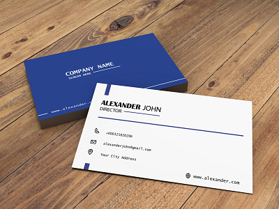 Simple business card design for your company branding business card flyer design graphic design invoice logo logo design