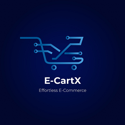 E-Cart Logo graphic design logo