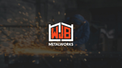 WJB Metalworks Logo company branding design logo logotype metal works