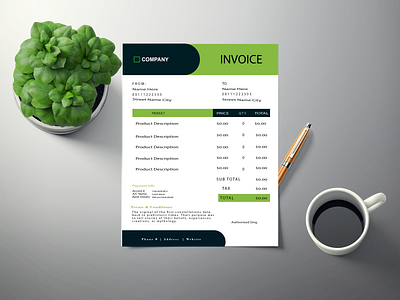 Simple invoice for your company branding flyer design graphic design invoice logo logo design text logo