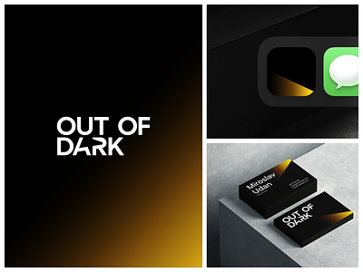 Out of Dark - Branding brand brand graphic branding design graphic graphic design logo logodesign