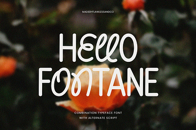 Hello Fontane-Sans Serif Brand Font design designer font fonts typeface typography