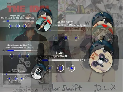 Play it Musiccc graphic design music playlist