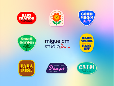 personal stickers fruit stickers illustration illustrator instagram miguelcm social media stickers twitter