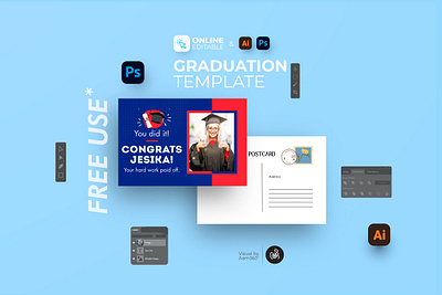 Congratulation Graduation Postcard aam aam360 aam3sixty congrats cards congratulation graduates congratulations free online ecard free online ecards graduation announcement flyer graduation card graduation celebration graduation party printable postcard thank you