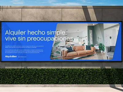 AlquiloBien Branding blue branding brands buy clean design flats houses property rent website