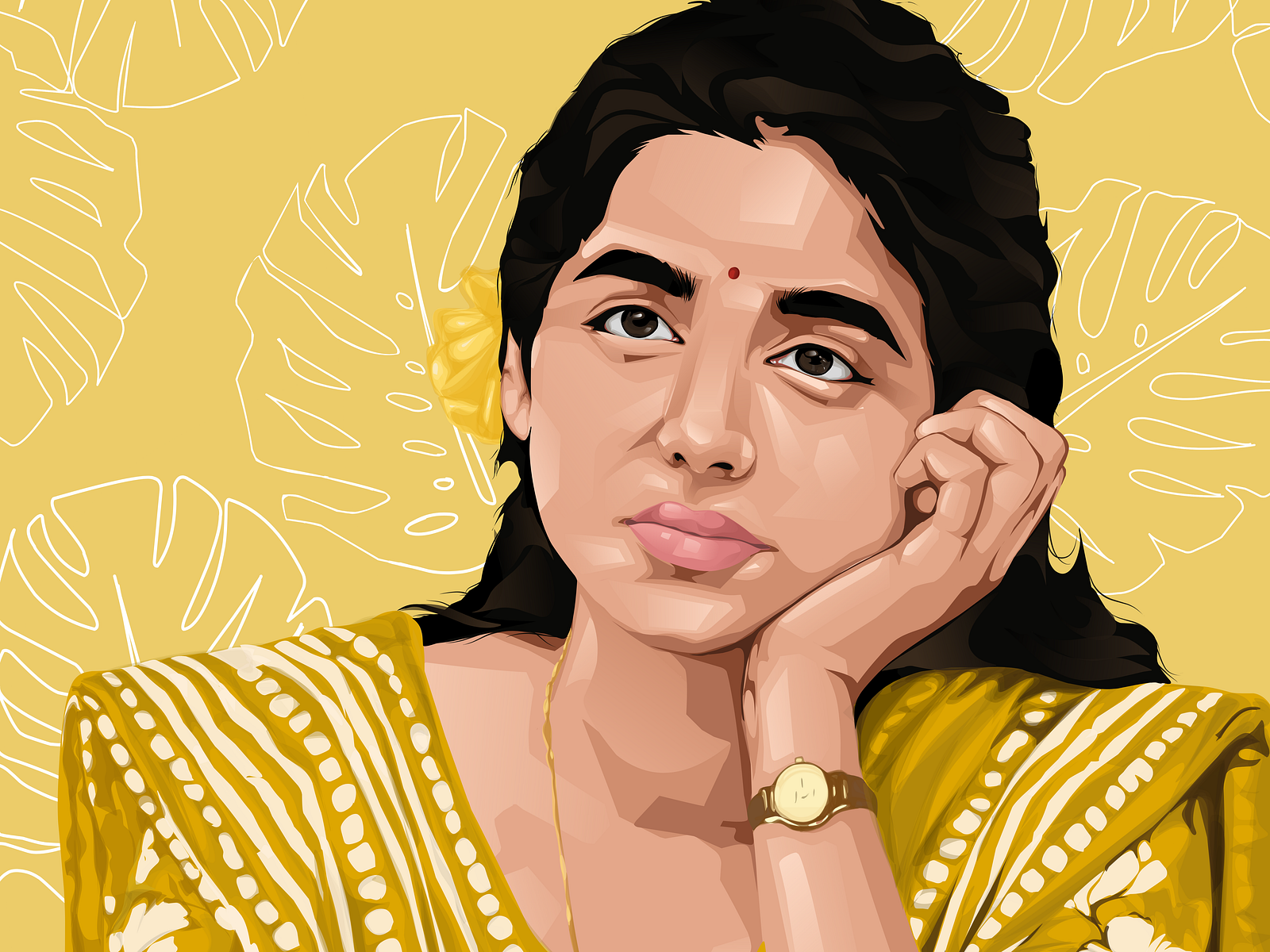 VECTOR PORTRAIT DRAWING by Illustration Bowl on Dribbble