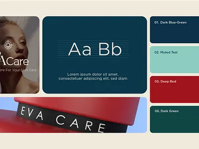 Introducing EVACare: Always There For Your SkinCare. 3d beauty branding logodesign productmodel skincare